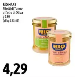 Madis Rio Mare Filetti di Tonno offerta