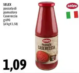 Madis Selex passata di pomodoro Casereccia offerta