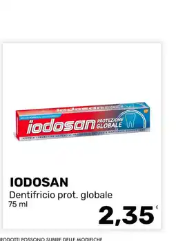 Iper Tosano Iodosan Dentifricio prot. globale offerta