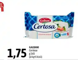 Madis Galbani Certosa offerta