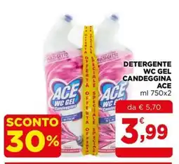 Gran mercato Detergente wc gel candeggina ace offerta