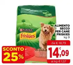 Gran mercato Alimento secco per cane Friskies offerta