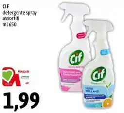Madis Cif detergente spray assortiti offerta