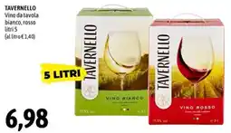 Madis Tavernello Vino da tavola bianco, rosso offerta