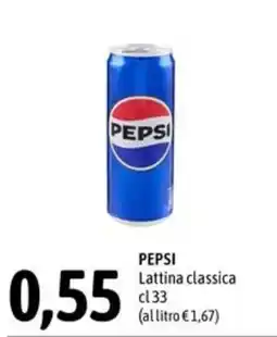 Madis Pepsi Lattina classica offerta