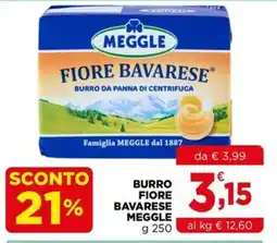 Gran mercato Burro fiore bavarese Meggle offerta