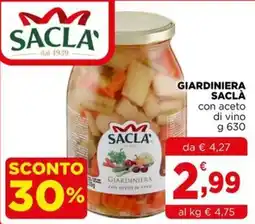 Gran mercato Giardiniera Sacla offerta
