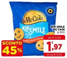 Gran mercato Kid Smile McCain offerta