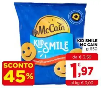 Gran mercato Kid Smile McCain offerta