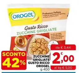 Gran mercato Zucchine grigliate gusto ricco Orogel offerta