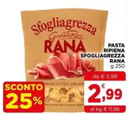 Gran mercato Pasta ripiena sfogliagrezza rana offerta