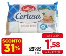 Gran mercato Certosa Galbani offerta