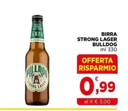 Gran mercato Birra Strong Lager Bulldog offerta