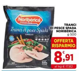 Gran mercato Tranci di pesce Spada Noribérica offerta