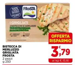 Gran mercato Bistecca di merluzzo grigliata Frosta offerta