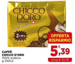 Gran mercato Caffè Chicco d'Oro 100% arabica offerta