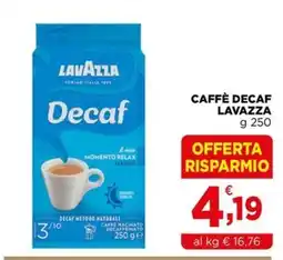 Gran mercato Caffè decaff Lavazza offerta