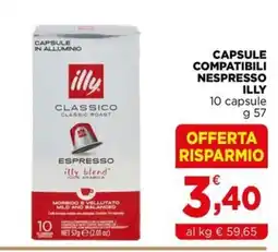 Gran mercato Capsule compatibili Nespresso illy offerta