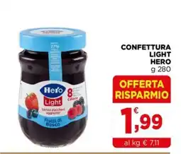 Gran mercato Confettura light Hero offerta