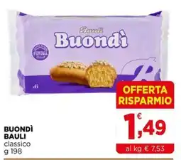 Gran mercato Buondì Bauli classico offerta
