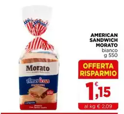 Gran mercato American Sandwich Morato offerta