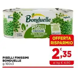 Gran mercato Piselli finissimi Bonduelle offerta