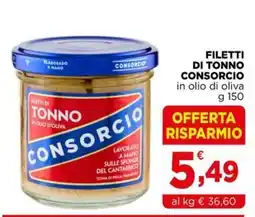 Gran mercato Filetti di tonno consorcio offerta