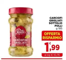 Gran mercato Carciofini grigliati sottolio Polli offerta
