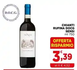 Gran mercato Chianti Rufina DOCG Sensi offerta