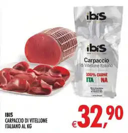 Deco Maxistore Ibis carpaccio di vitellone italiano offerta