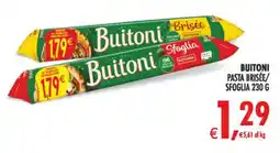 Deco Maxistore Buitoni pasta brisée/sfoglia offerta