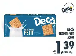 Deco Maxistore Decò biscotti petit offerta