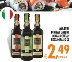 Deco Maxistore Mastri Birrai Umbri Birra Bionda/Rossa/IPA offerta