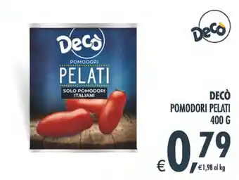 Deco Maxistore Decò pomodori pelati offerta