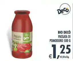 Deco Maxistore Passata di Pomodoro Bio Decò offerta