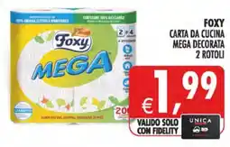 Deco Maxistore Foxy carta da cucina mega decorata offerta