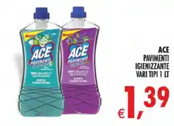 Deco Maxistore Ace pavimenti igienizzante offerta