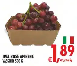 Deco Maxistore Uva rosè apirene offerta