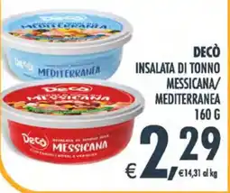 Deco Maxistore Decò insalata di tonno messicana offerta