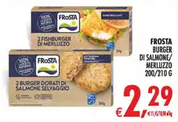 Deco Maxistore Frosta burger di salmone/merluzzo offerta