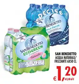Deco Maxistore San Benedetto acqua naturale/frizzante offerta