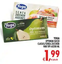 Deco Maxistore Yoga Optimum Succo Classici/Senza Zuccheri offerta