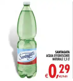 Deco Maxistore Santagata acqua effervescente naturale offerta