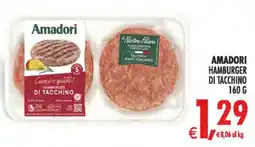 Deco Maxistore Amadori hamburger di tacchino offerta