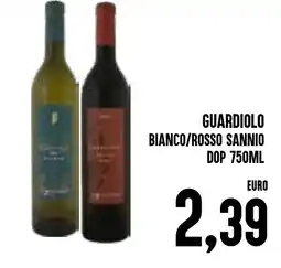 Al Discount Guardiolo Bianco/Rosso Sannio offerta