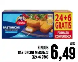 Al Discount Findus bastoncini merluzzo offerta