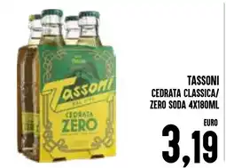 Al Discount Tassoni Cedrata Zero offerta