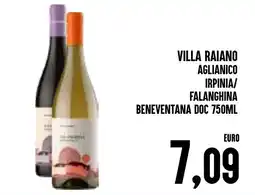 Al Discount Villa Raiano Aglianico Irpinia/Falanghina Beneventana DOC offerta