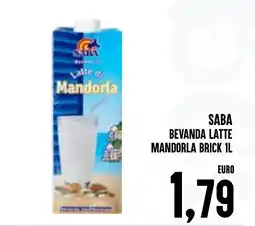 Al Discount Saba bevanda latte mandorla offerta