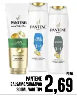 Al Discount Pantene balsamo/shampoo offerta